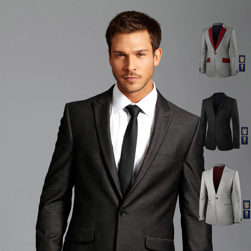 Hot Men Suit Fashion Photo Editor app icon