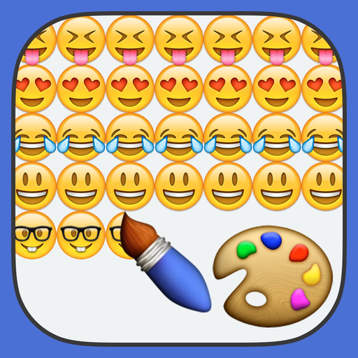 Paint with Emoji - A Fun New Way of Drawing, Coloring & Painting Art Pictures app icon