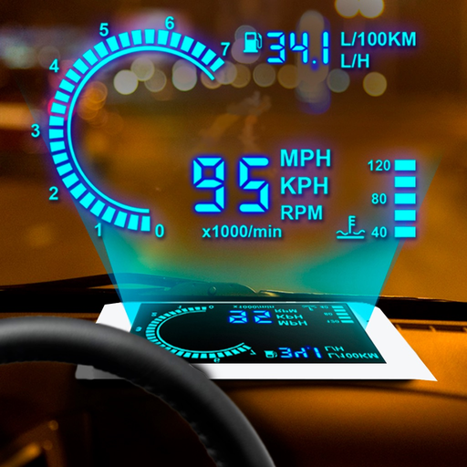 Projection Speedometer Joke app icon