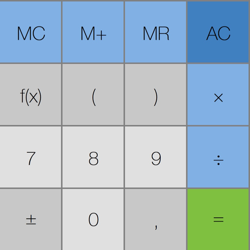 My Calculator (incl. currency) app icon