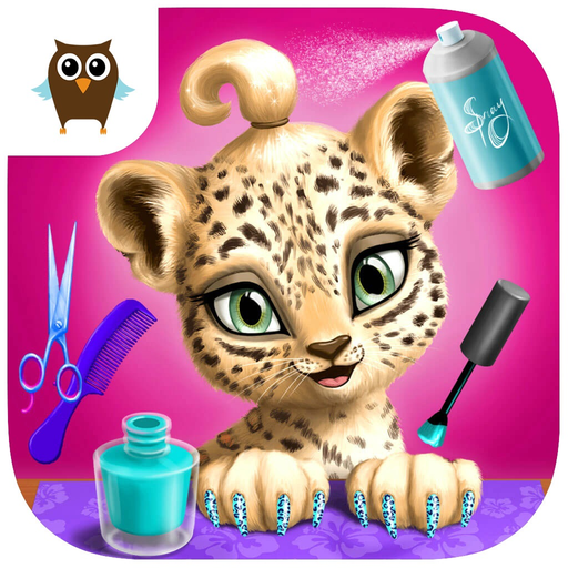 Jungle Animal Hair Salon - Wild Pets Haircut & Style Makeover - No Ads app icon