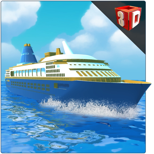 Cruise Ship Simulator 3D – Sail mega boat on sea to pick & drop passengers from Island app icon