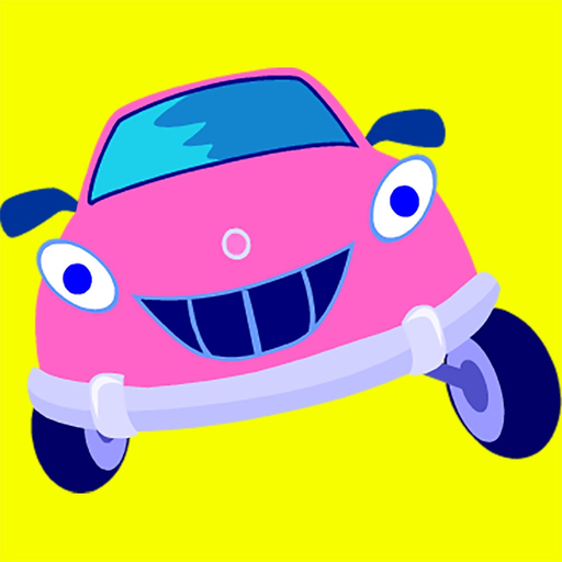Easy car games and public transportation daily english words app icon