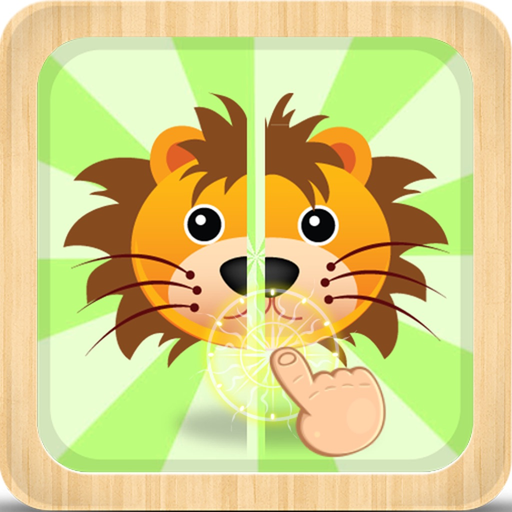 Animals Half Face for kids app icon