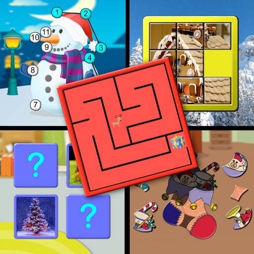 Kids Christmas Activites and Puzzles app icon