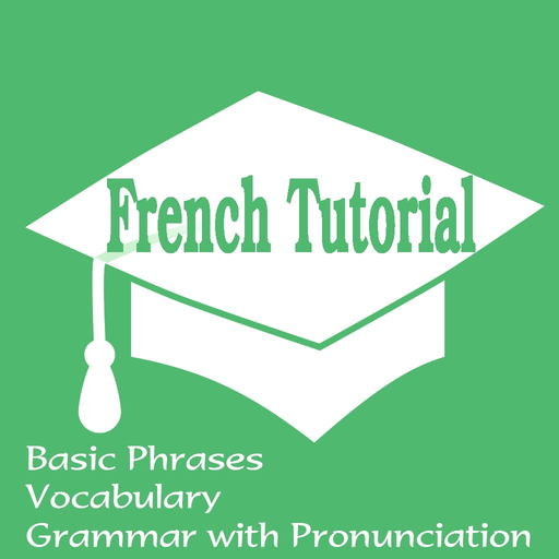 French Tutorial: Basic Phrases, Vocabulary and Grammar with Pronunciation app icon