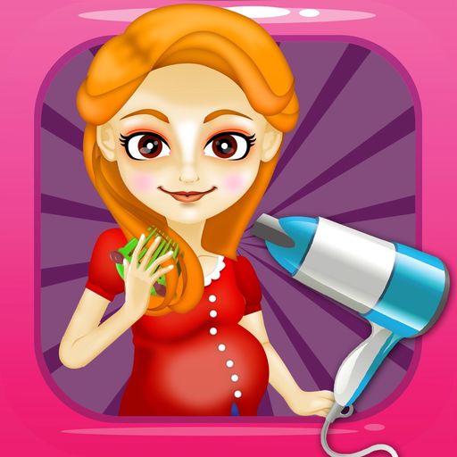 Mommy's Salon Spa Makeover - little nail & make-up hair games for kids! app icon