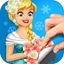 Princess Sticker Salon Game - frozen make-up wedding & dress up girl makeover! icon