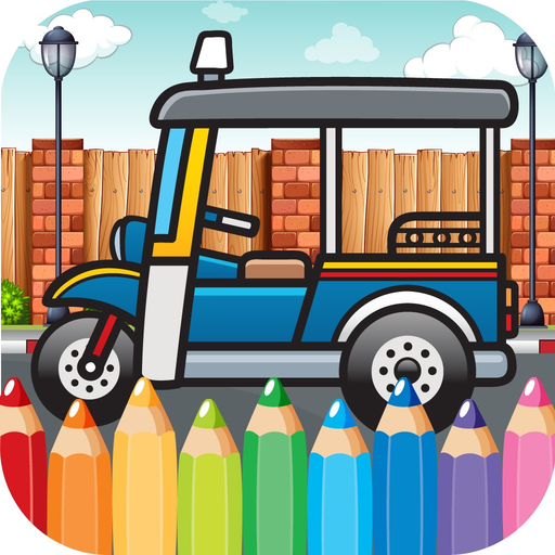 Car Coloring Painting And Drawing Game for Baby or Kid Doodle Picture app icon