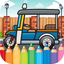 Car Coloring Painting And Drawing Game for Baby or Kid Doodle Picture icon