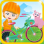 Ride Elsa's Bike - Kids School Bicycle Fun Adventure icon