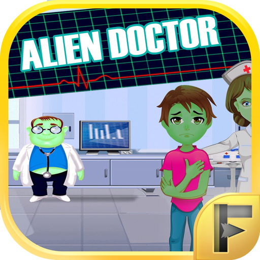 Crazy Space Alien Heart Doctor app icon