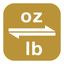 Ounces to Pounds | oz to lbs icon