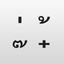 Thai language tones icon