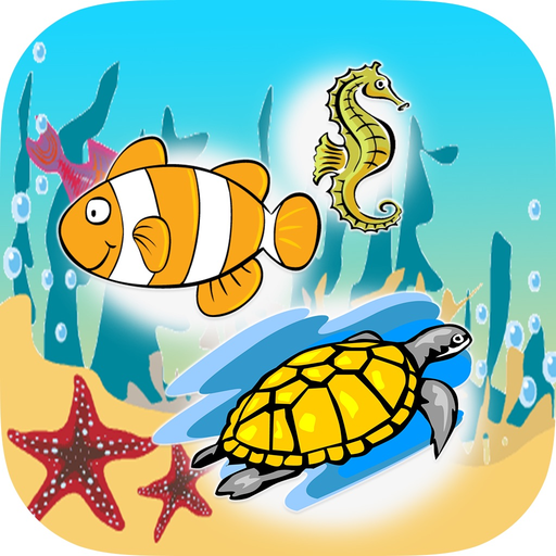 Kids Spelling Sea Animals app icon