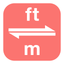Feet to Meters | ft to m icon