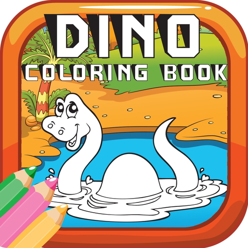 Dino Coloring Book : Free For Toddler And Kids! app icon