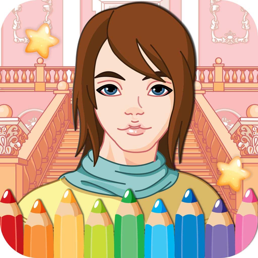 Prince Paint Draw Printable Coloring Pages Free app icon