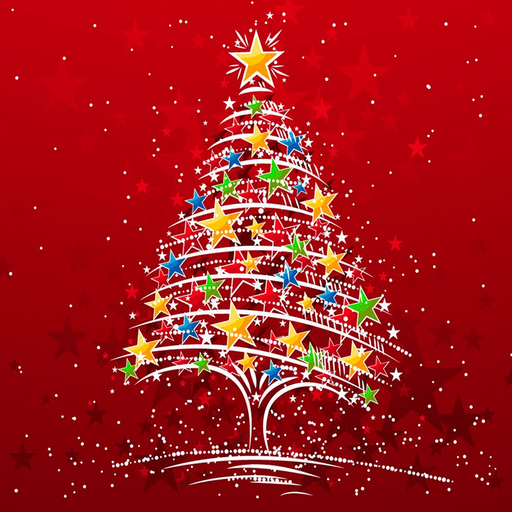 Christmas new year cards app icon