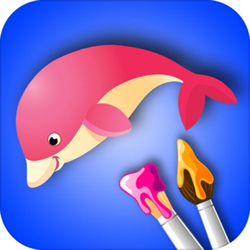 Animal Coloring Pages - Discover the best coloring book with great animal pictures Free app icon