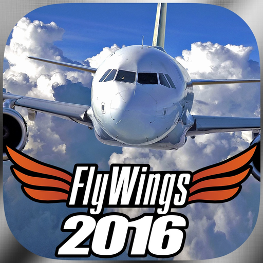 Flight Simulator FlyWings Online 2016 HD app icon