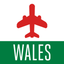 Wales Travel Guide with Offline City Street Map icon