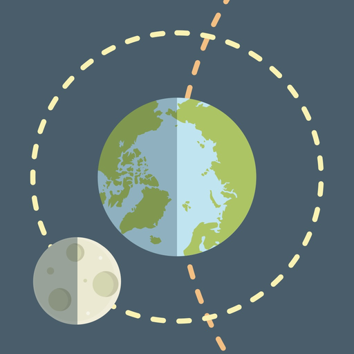 Moon phases assist app icon
