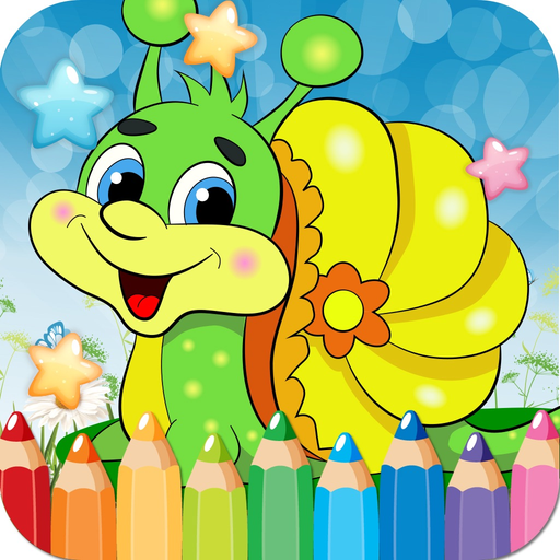 Snail Drawing Coloring Book - Cute Caricature Art Ideas pages for kids app icon