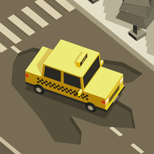 T-Rex crush traffic: Survival app icon