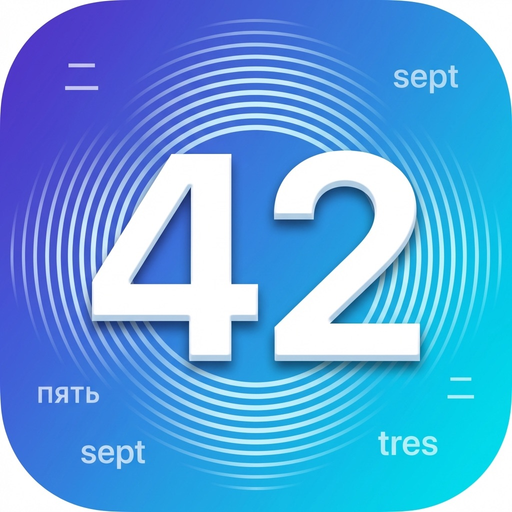 Numeranto: Hear Numbers app icon