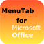 Menu Tab - for Microsoft Office  Quickly access Word, Excel, Powerpoint and Outlook from menu bar tab window icon