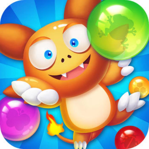 Bubble Pop Joy - match 3 rescue pet game mania app icon