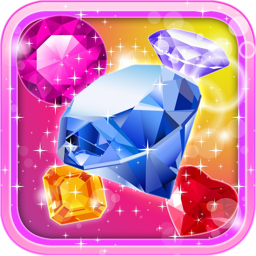 Crystal Insanity - Match 3 Diamond & Jewels Mania app icon