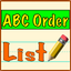 ABC Order List icon