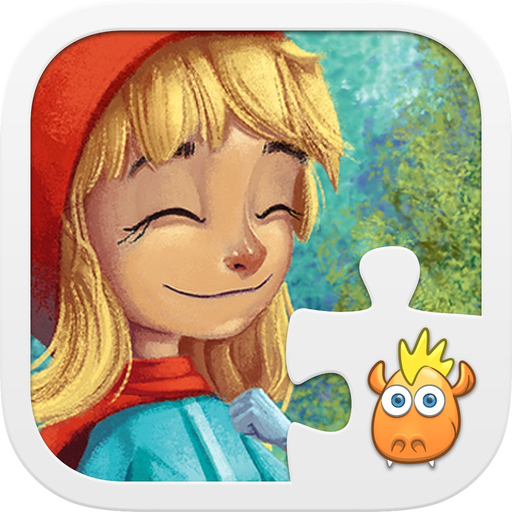 Jigsaw Tale Red Riding Hood - Games for Kids app icon