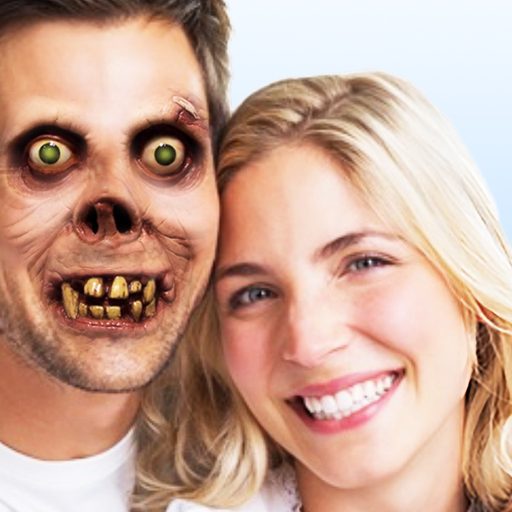 Zombie Photo Booth Editor - Scary Face Maker Camera to Make Horror Vampire, Funny Ghost, and Demon Wallpaper app icon