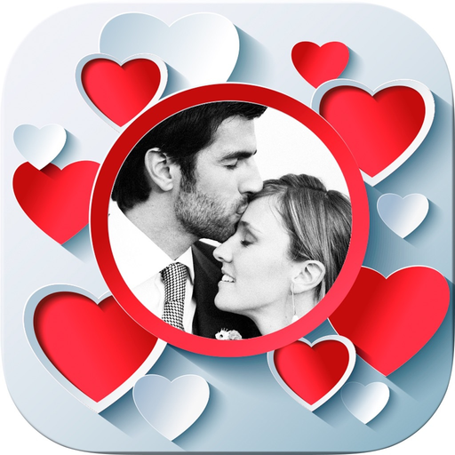 Editor love frames - romantic images to frame your beautiful photos app icon