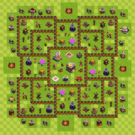 Coc War Base Layouts app icon