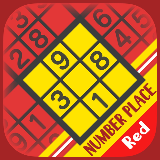 Basic NumberPlace Red app icon