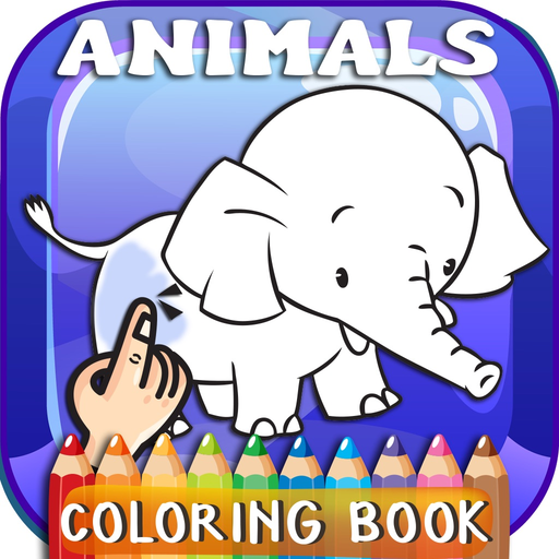 Animals ABC Coloring Book Free For Toddlers & Kids app icon