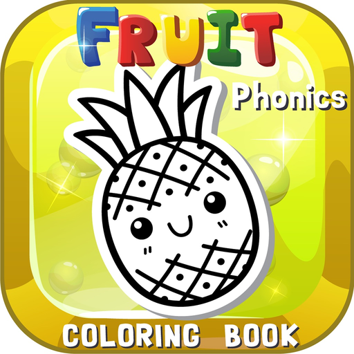 Fruits And Vegetables Phonics Coloring Book: English Vocabulary Learning Free For Toddlers & Kids! app icon
