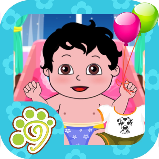 Belle little newborn babysitter (Happy Box) baby care game for kids app icon