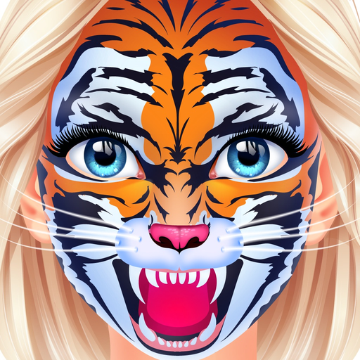 Crazy Face Paint Party Salon - Makeup & Kids Games app icon