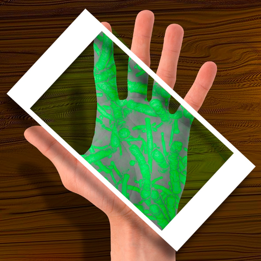 Scanner Bacteria Hand Joke app icon