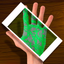 Scanner Bacteria Hand Joke icon