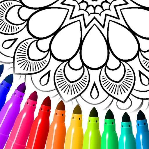 Mandala Coloring Pages Game app icon