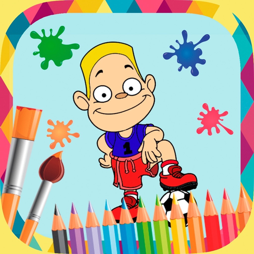 Book of sports to paint app icon