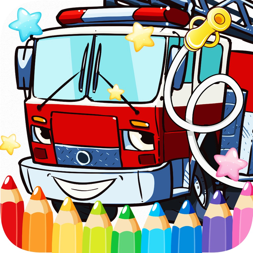 Car Fire Truck Free Printable Coloring Pages For Kids app icon