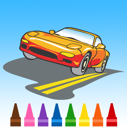 Cute Car Coloring Book app icon