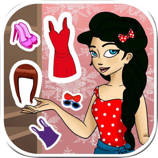Dress up fashion princesses app icon